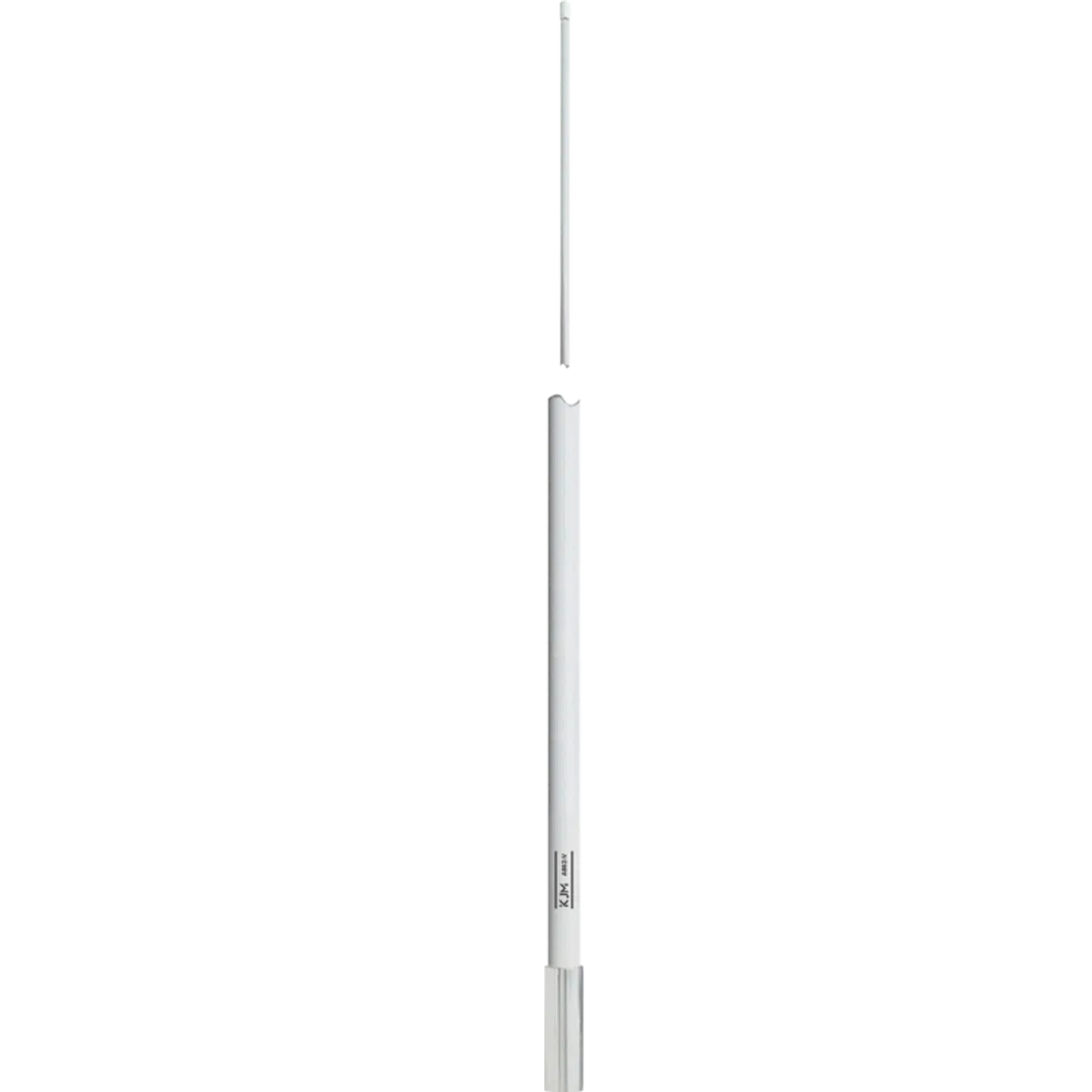 A786-V – KJM VHF Radio Antenna, For Use With VHF Marine Radio Monopole 8 Feet Length 6dB Gain Mounts With Standard 1 ...